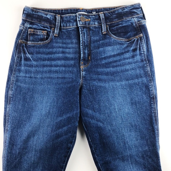 Old Navy Flare Ankle High Rise Jeans Sz 2 - Picture 3 of 9